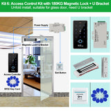 YiToo RFID Fingerprint Access Control System Door Lock, IP68 Fully Waterproof Electric Lock Set For Home Safe, Outdoor