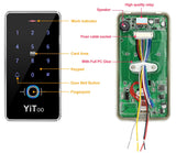 YiToo RFID Fingerprint Access Control System Door Lock, IP68 Fully Waterproof Electric Lock Set For Home Safe, Outdoor