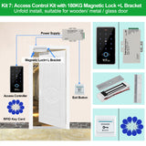YiToo RFID Fingerprint Access Control System Door Lock, IP68 Fully Waterproof Electric Lock Set For Home Safe, Outdoor