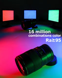 RGB Photo Light LED Photo Studio Light Camera Phone Video Recroding RGB Panel Lamp LED Vdieo Light for YOUTUBE Tiktok LIVE