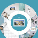 Wifi 1080P 10 Inch Video Phones Intercom System for Home Tuya Smart Residential Intercom Doorbell with 1/2/3 Call Buttons Bell