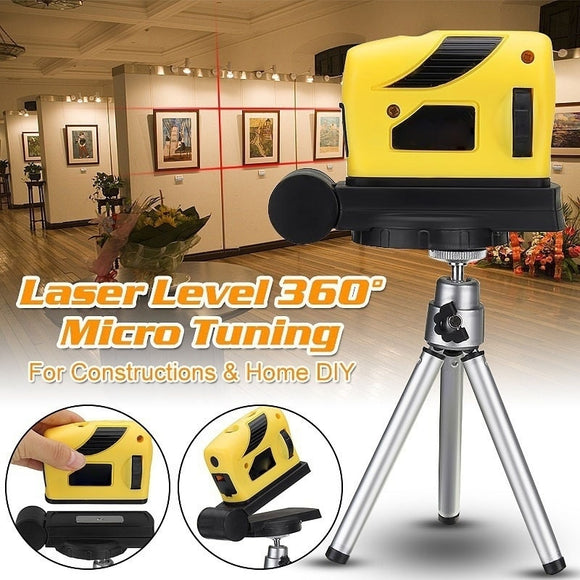 4-In-1 Infrared Laser Level Tool Multipurpose Professional Automatic Cross Line Infrared Laser Leveler Home Woodworking DIY Tool