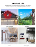 Wireless Outdoor Solar Siren Powered Strobe Sound Flash Waterproof Alarm Siren for 433MHz Wifi GSM Alarm System