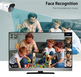 4K Onvif PoE NVR With 11.6&quot;inch Display 4CH 8CH Video Recorder for Home Security CCTV System H.265 Face/Vehicle Detect NVR XMEye