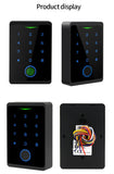 Tuya APP Door Lock IP66 Waterproof Keyless Fingerprint WIFI Access Control Standalone Keypad Fingerprint EM RFID Card Door Entry