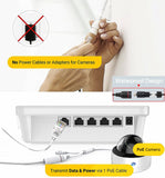 4K Onvif PoE NVR With 11.6&quot;inch Display 4CH 8CH Video Recorder for Home Security CCTV System H.265 Face/Vehicle Detect NVR XMEye