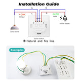 SMATRUL Wall Smart Light Switch Infrare IR Sensor No Need Touch EU UK 220V 110V Glass Screen Panel Electrical Power On Off Lamp