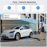 4K Onvif PoE NVR With 11.6&quot;inch Display 4CH 8CH Video Recorder for Home Security CCTV System H.265 Face/Vehicle Detect NVR XMEye