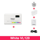 Compact Video Light with Display Screen Diffuser Mini Camera RGB Light Smartphone Selfie Lighting 3100mAh