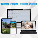 4K Onvif PoE NVR With 11.6&quot;inch Display 4CH 8CH Video Recorder for Home Security CCTV System H.265 Face/Vehicle Detect NVR XMEye