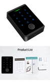 Tuya APP Door Lock IP66 Waterproof Keyless Fingerprint WIFI Access Control Standalone Keypad Fingerprint EM RFID Card Door Entry