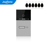 JeaTone 1.0MP Fingerprint IP SIP Doorbell Doorphone Call Panel for 1/2/3 Floors with IC Cards, Night Vision, Waterproof Function