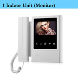 YiToo 4.3 inch Video Door Phone Home Security Intercom System Video Doorbell Outdoor Waterproof 700TVL Camera IR Night Vision