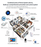 Smart Security Alarms For Home WIFI Wireless Home Alarm APP Remote Control Compatible With Alexa House Alarm Systems