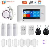 Smart Security Alarms For Home WIFI Wireless Home Alarm APP Remote Control Compatible With Alexa House Alarm Systems