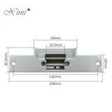 New DC12V Electric Strike Lock NO NC Narrow Fail Secure Fail Safe Electronic Locks for RFID Door Access Control System