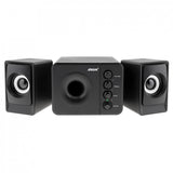 D-205 Portable 3W USB 2.0 Computer Subwoofer Combination Speakers with 3.5mm Audio Plug for Desktop Laptop PC Smartphone