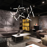 tree branch lamp  Post modern designer Nordic led chandelier tree fork restaurant chandelier villa living room Chandelier