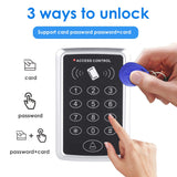 125KHz RFID Access Control Keypad EM Card Reader Door Access Control System Door Lock Opener Keyboard System