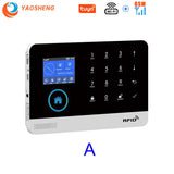 433MHz Wireless WIFI GSM Home Security Alarm System - Smart Home Alarm System With Motion Sensor With Alexa &amp; Google Home