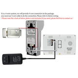 YiToo 4.3 inch Video Door Phone Home Security Intercom System Video Doorbell Outdoor Waterproof 700TVL Camera IR Night Vision