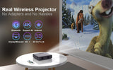 S5 HD 4K Real 3D DLP Projector with Zoom, Auto Keystone,Android 9.0 WiFi LED Smart Portable Proyector Bluetooth Airplay