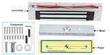 YiToo RFID Fingerprint Access Control System Door Lock, IP68 Fully Waterproof Electric Lock Set For Home Safe, Outdoor