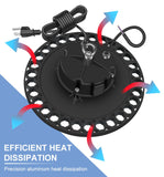 220V Lamp Garage Bulb UFO Lampara Led Spotlight 100W 150W 200W 240W Industrial Lighting Chandelier For Warehouse