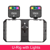RGB Video Lights Mini LED Camera Light 2000mAh Rechargable LED Panel Lamp Photo Video Lighting  for Youtube Tik tok