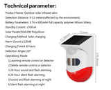 Wireless Tuya Smart Life Flash Strobe Outdoor Solar Infrared Waterproof Siren Home Burglar Security Alarm System Use With PG107