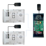 Video Intercoms Multi Apartment Door Entry Residential Intercom Rfid Doorbell Camera Electronic Doormanm 2/3/4/6/8 Units 7inch