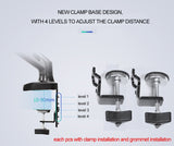 NB F195A 3-12kg Aluminum 22-32" Dual computer screen stand Gas Spring Arm Full Motion double PC Monitor Holder Support