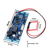 125Khz 13.56Mhz 2500 User RFID Proximity Access Control System Board Building Intercom Module Embedded Access Control Module