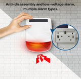 433MHz Wireless light Flash Strobe Outdoor Solar Waterproof Siren -Home Burglar Wifi GSM Home Security Alarm System