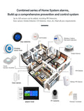 Wireless WIFI GSM Home Burglar Security Alarm System SMS Tuya Smart Life APP Control With 4.3Inch Touch Screen Alarm Kits