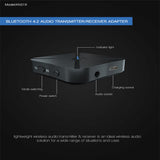 Bluetooth 5.0 4.2 Receiver and Transmitter Audio Music Stereo Wireless Adapter RCA 3.5MM AUX Jack For Speaker TV Car PC