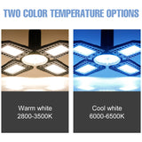LED Garage Lamp 220V Floodlight E27 Light Bulb 200W 300W 400W Industrial Lighting Folding Warehouse Lampara Gym Ceiling Light