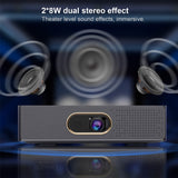 S5 HD 4K Real 3D DLP Projector with Zoom, Auto Keystone,Android 9.0 WiFi LED Smart Portable Proyector Bluetooth Airplay