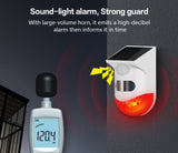 Wireless Tuya Smart Life Flash Strobe Outdoor Solar Infrared Waterproof Siren Home Burglar Security Alarm System Use With PG107