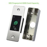 Metal Waterproof Outdoor Use Embedded Biometric Fingerprint Access Controller Standalone RFID Card Door Access Control System