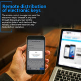 K2F Waterproof 13.56Mhz Access Control Keypad Fingerprint Door Lock TTLOCK App Bluetooth Lock Long Range 13.56MHz Card Reader
