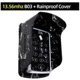 RFID Keypad Keyboard Access Control System Waterproof Cover Outdoor 10pcs EM4100/TK4100 Keyfobs Door Opener for Home Lock System