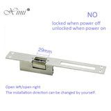 Long panel Electric Strike lock electronic door lock Fail secure or Fail safe 800KG holding force lock tongue