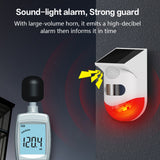Wireless Tuya Smart Life Flash Strobe Outdoor Solar Infrared Waterproof Siren Home Burglar Security Alarm System Use With PG107