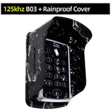 RFID Keypad Keyboard Access Control System Waterproof Cover Outdoor 10pcs EM4100/TK4100 Keyfobs Door Opener for Home Lock System