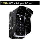RFID Keypad Keyboard Access Control System Waterproof Cover Outdoor 10pcs EM4100/TK4100 Keyfobs Door Opener for Home Lock System