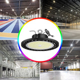 220V Lamp Garage Bulb UFO Lampara Led Spotlight 100W 150W 200W 240W Industrial Lighting Chandelier For Warehouse