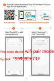 Waterproof WiFi Tuya App Backlight Touch 125khz RFID Card Access Control Keypad WG26 Output Alarm Management Card Support