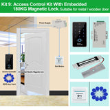 YiToo RFID Fingerprint Access Control System Door Lock, IP68 Fully Waterproof Electric Lock Set For Home Safe, Outdoor