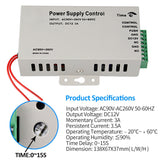 YiToo RFID Fingerprint Access Control System Door Lock, IP68 Fully Waterproof Electric Lock Set For Home Safe, Outdoor